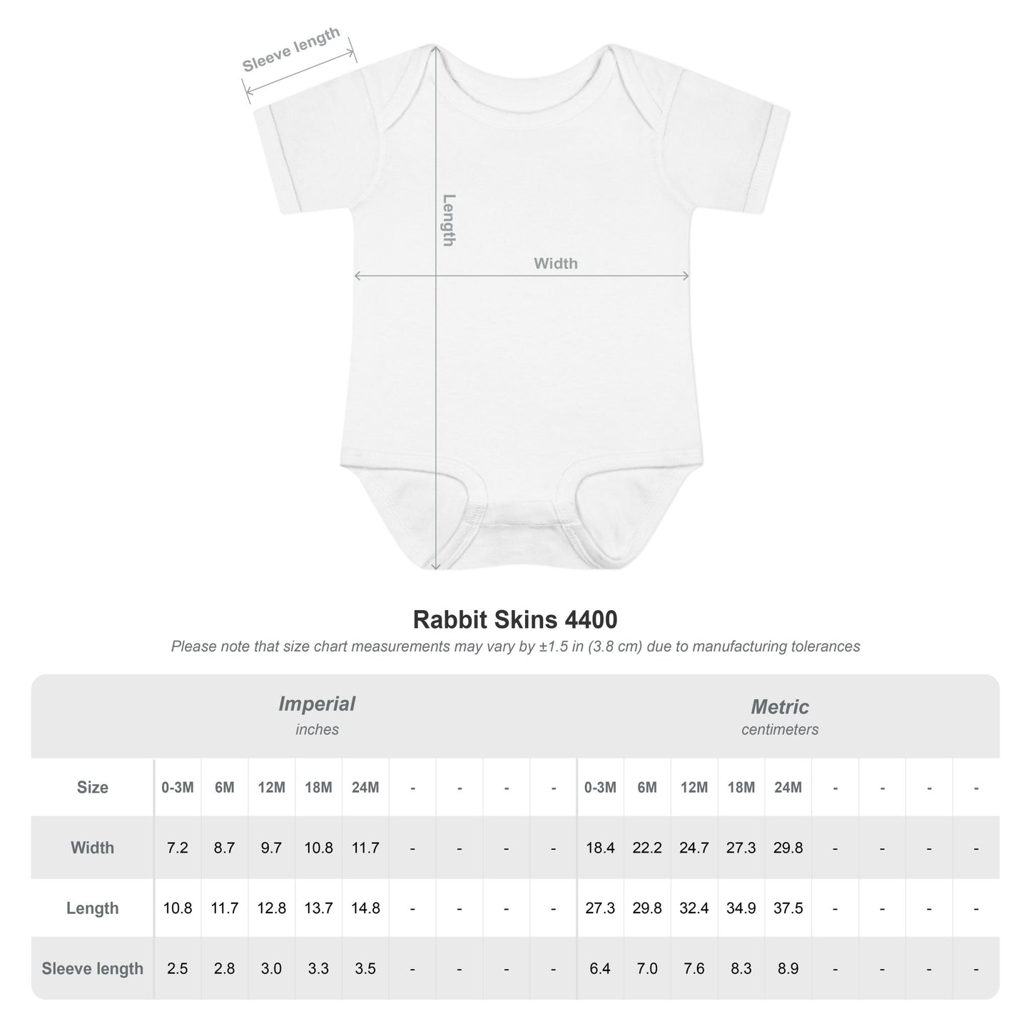 Baby With A Future Infant Bodysuit Multiple Colors (M/F Sz: NB-24M)