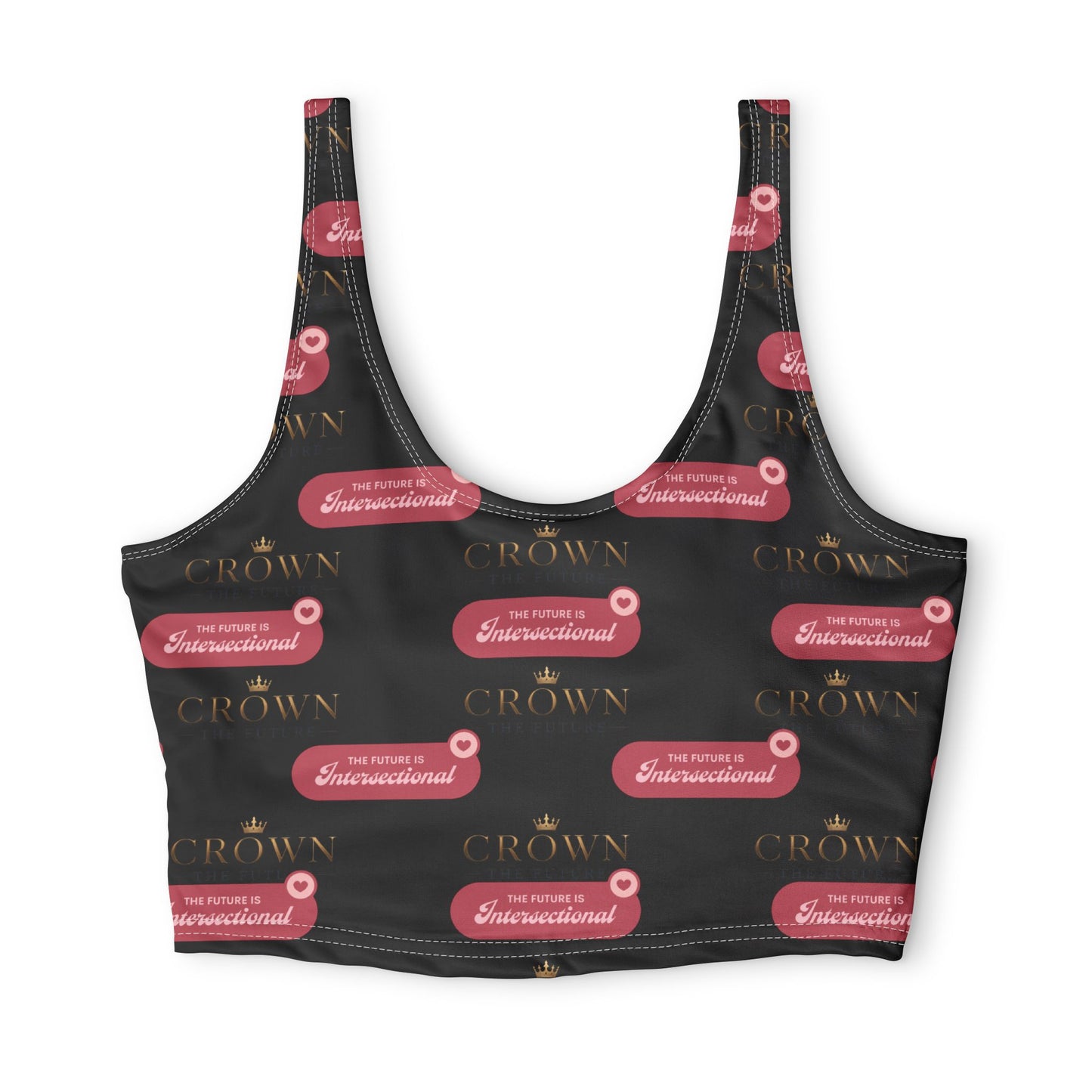 Polyester Sports Bra (AOP)