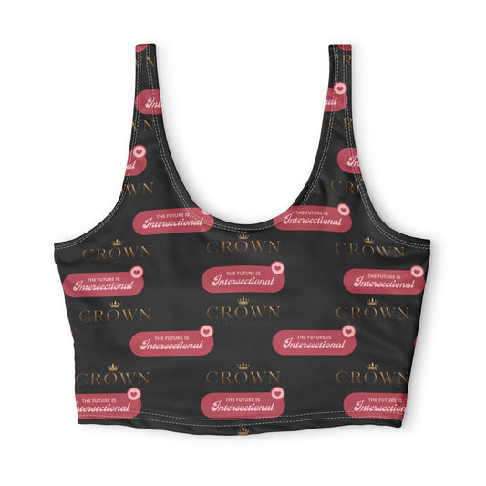 Polyester Sports Bra (AOP)